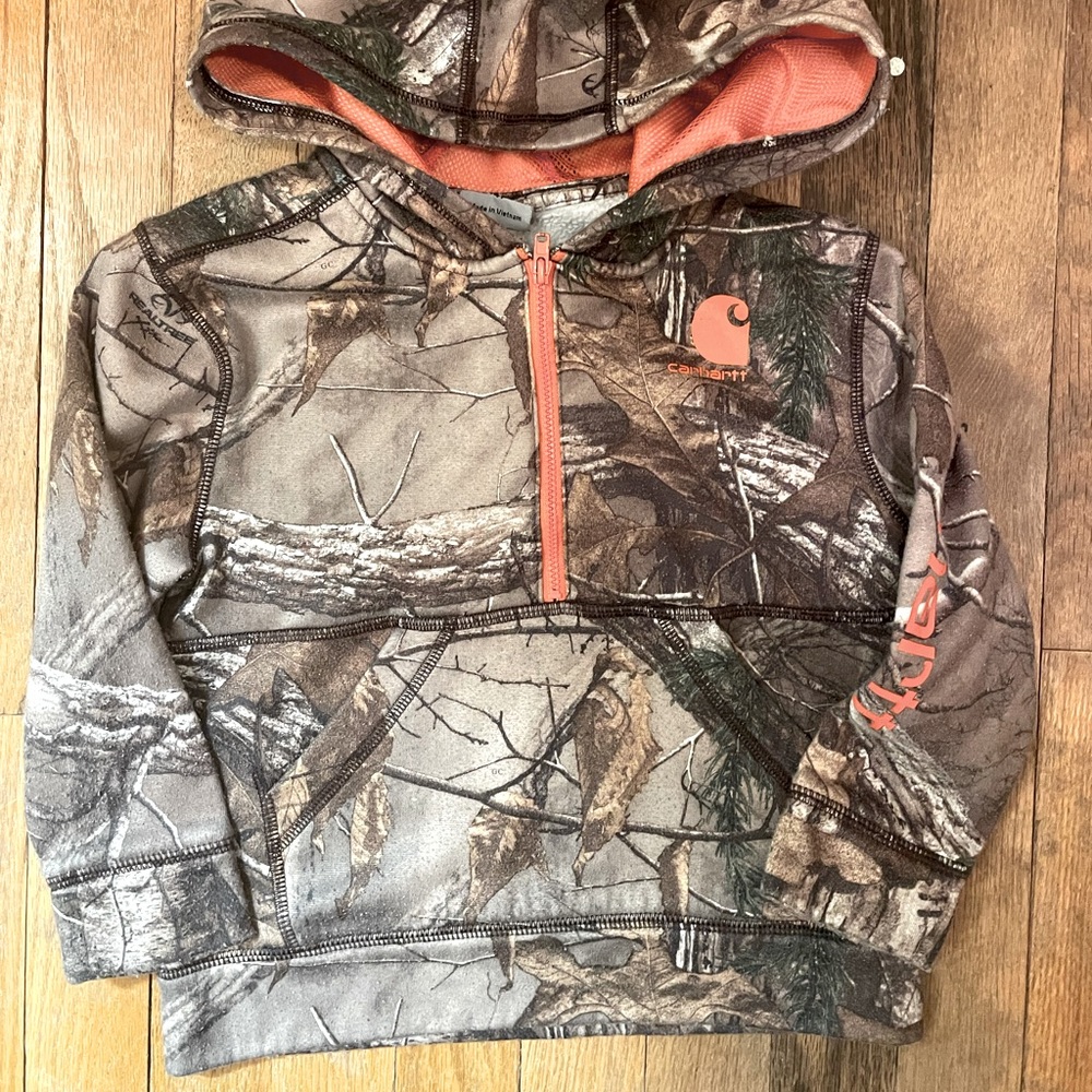 Carhartt Hoodie Size 4T camouflage